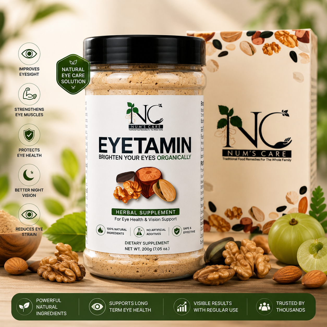 Eyetamin - Herbal Supplement for Eye Health. (350 grm)